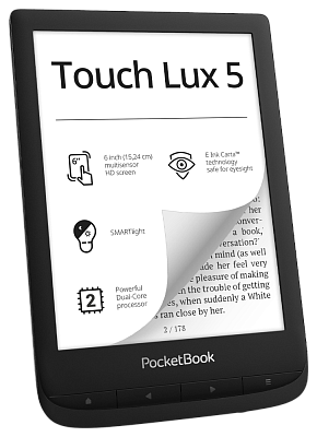 PocketBook 628 Touch Lux 5 Черный